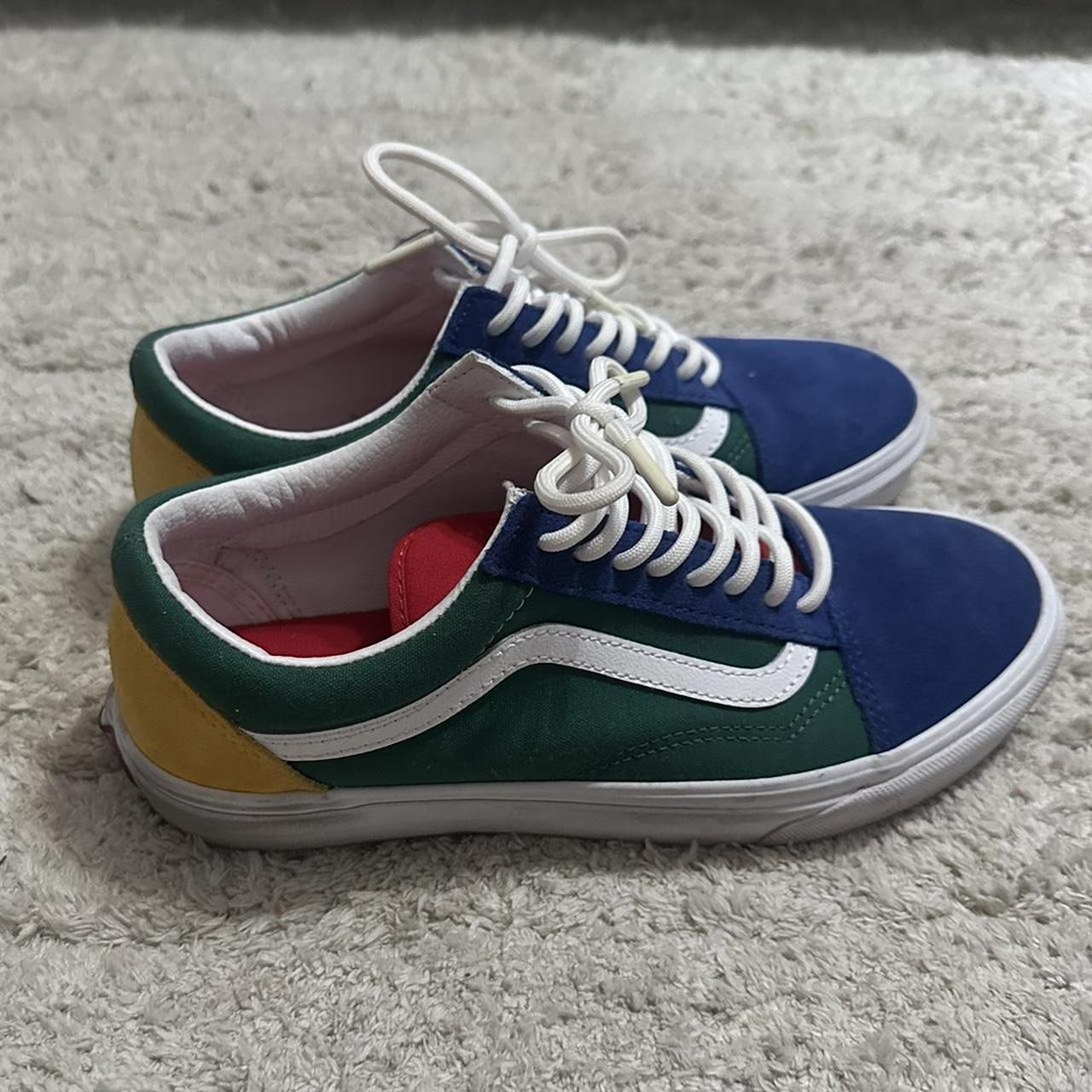 Multi Colored Old Skool Vans -Brand: Vans -Size: 9... - Depop