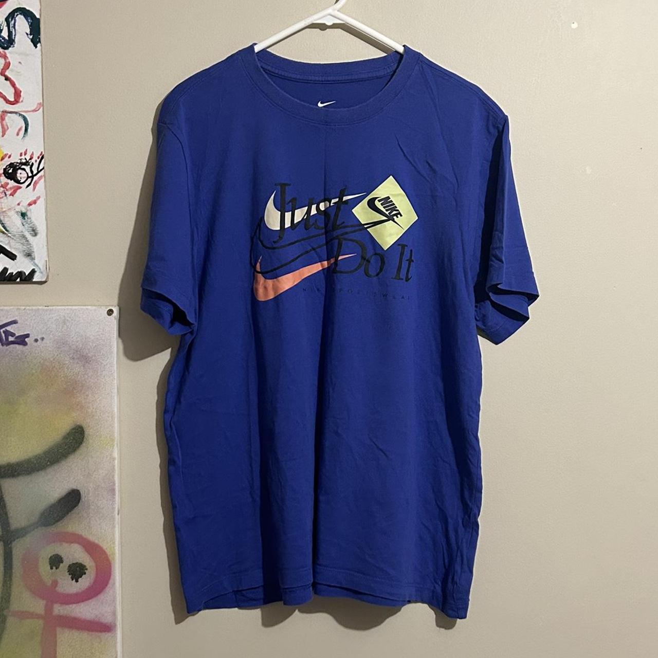 Nike just do it tee 🌟 worn just needs a new home,... - Depop