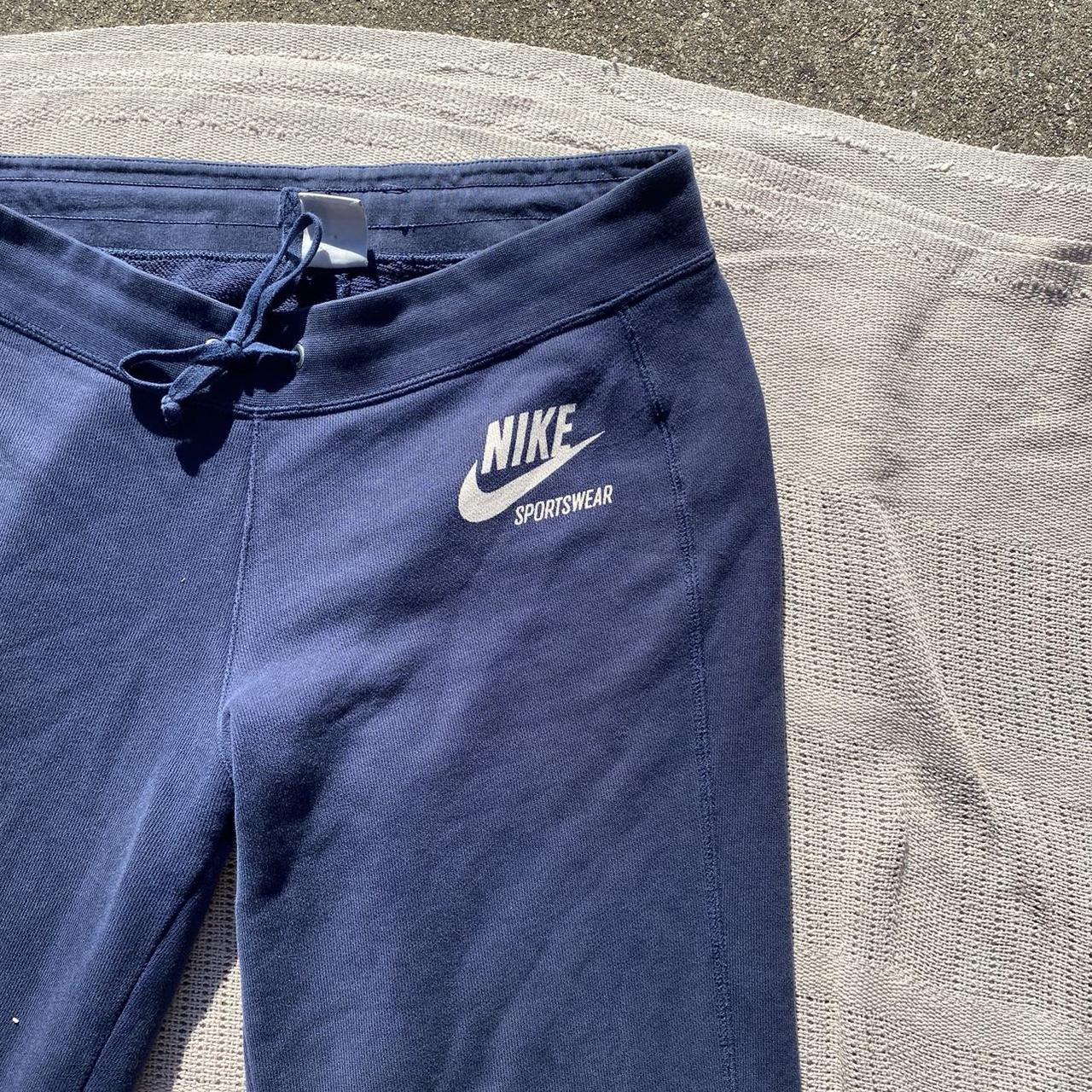 Vintage womens low rise nike trackie, size small tho... - Depop