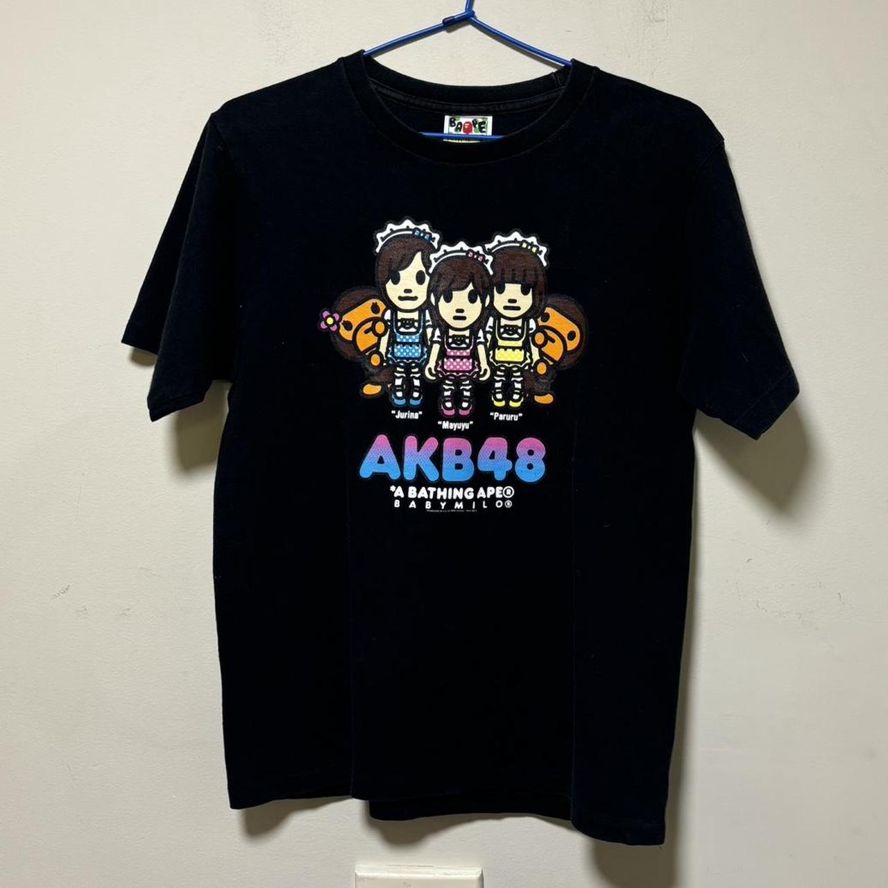 RARE VINTAGE Y2K BAPE A Bathing Ape x AKB48 shirt! | Depop