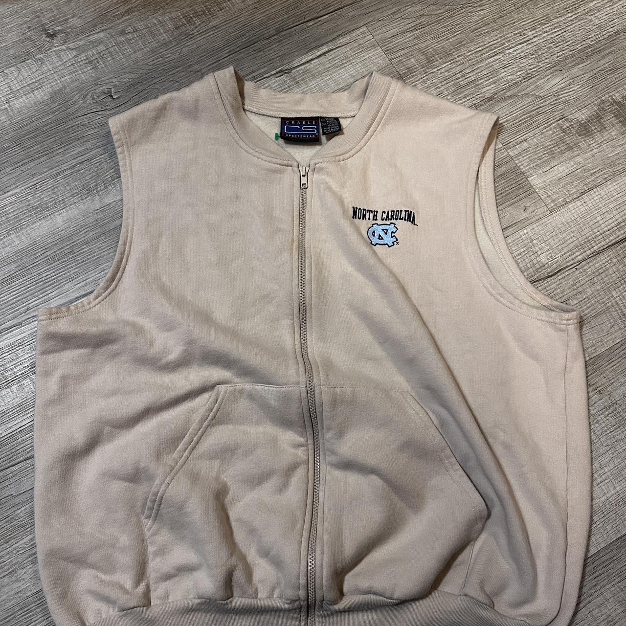 UNC tarheel chapel hill zip up vest Offer Perfect... Depop