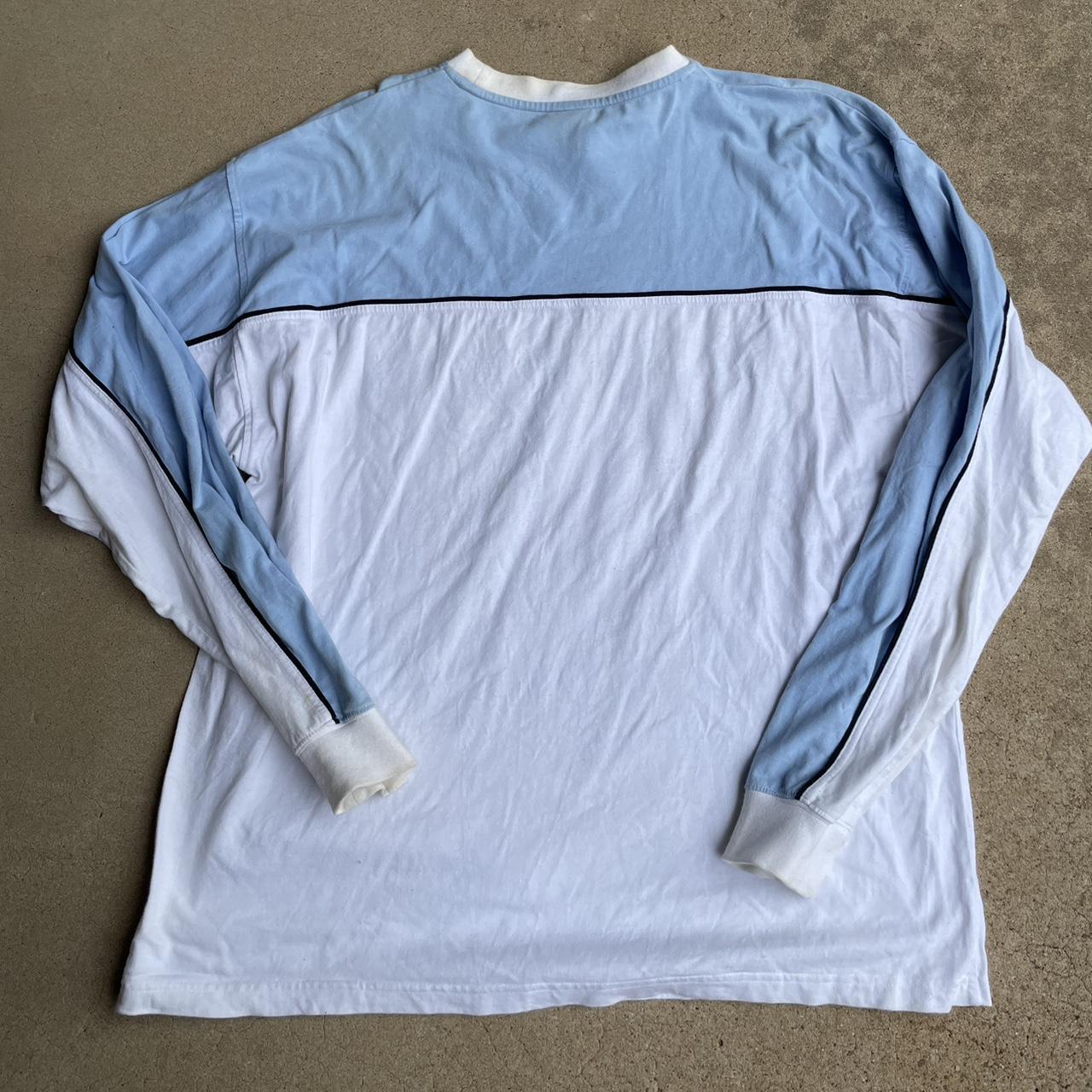 Vintage Y2K SouthPole Spell Out Long Sleeve Blue... - Depop