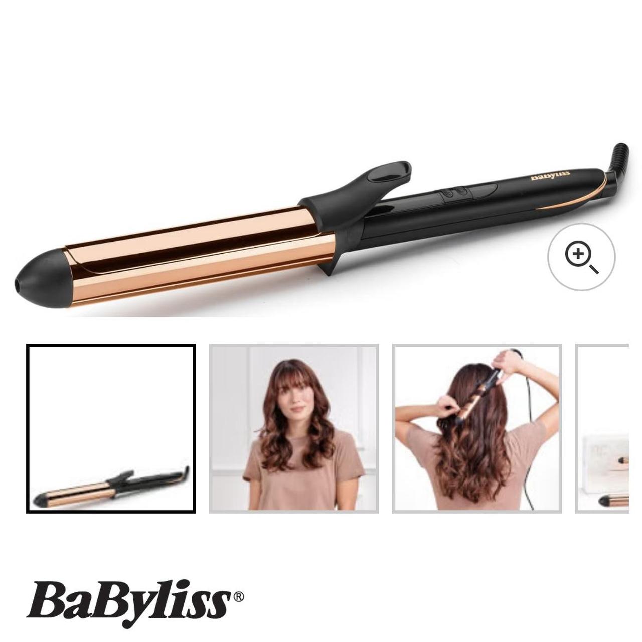 Babyliss titanium brilliance curling wand Depop