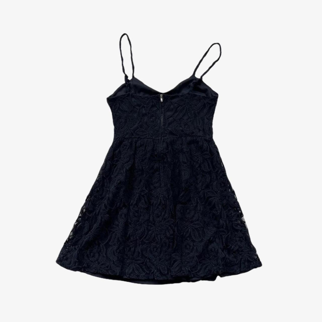 early 2000’s wet seal black lace mini dress Depop