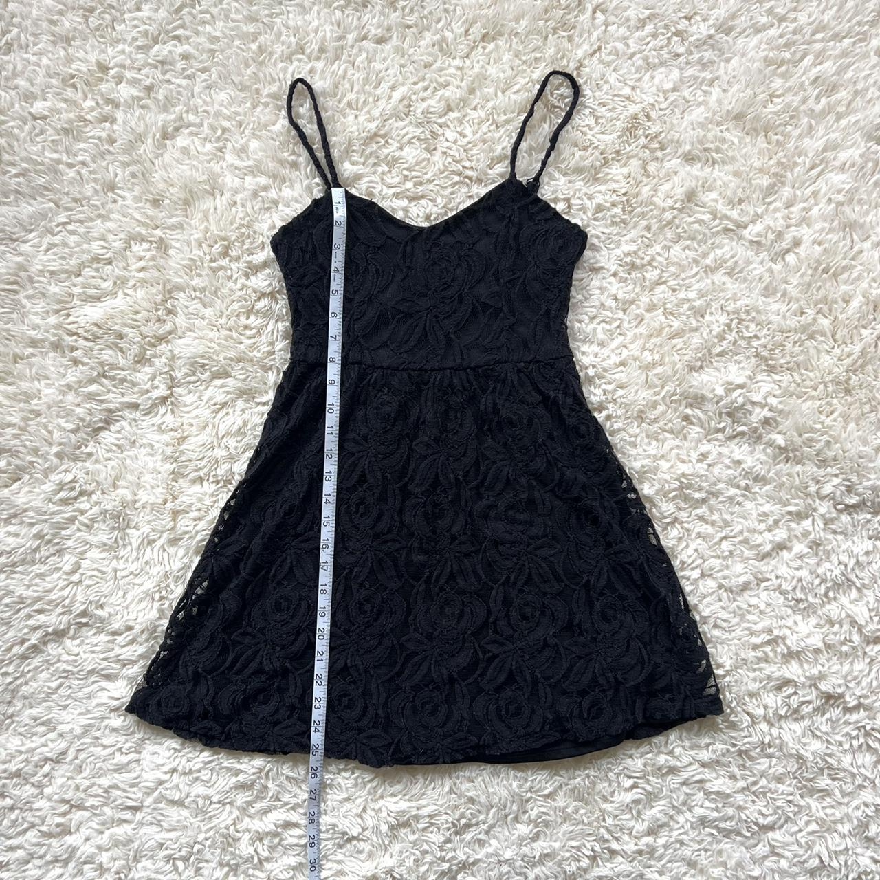 early 2000’s wet seal black lace mini dress Depop