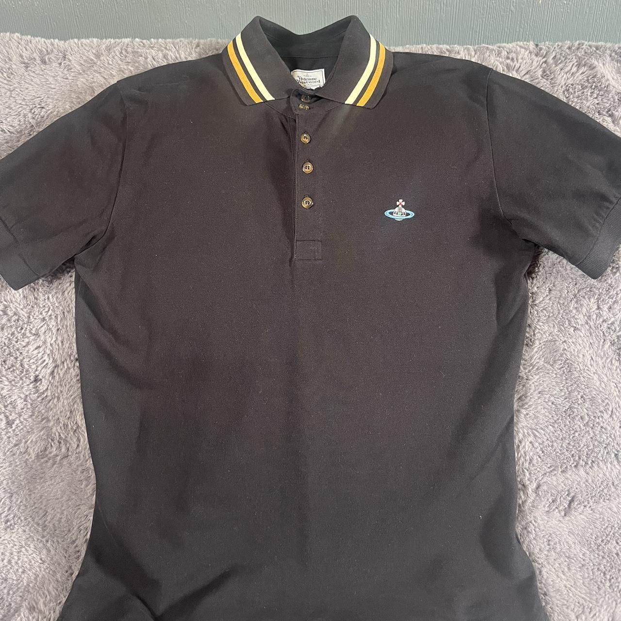 ⚫️ Vivienne Westwood ⚫️ Black Vivienne Westwood Polo - Depop