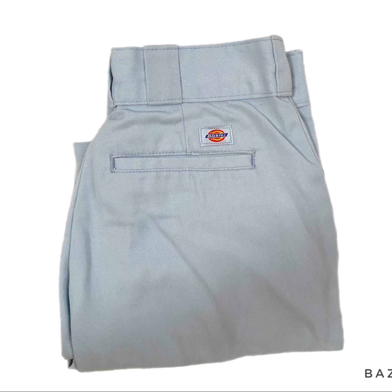 Urban outfitters x dickies light blue work pants.... Depop