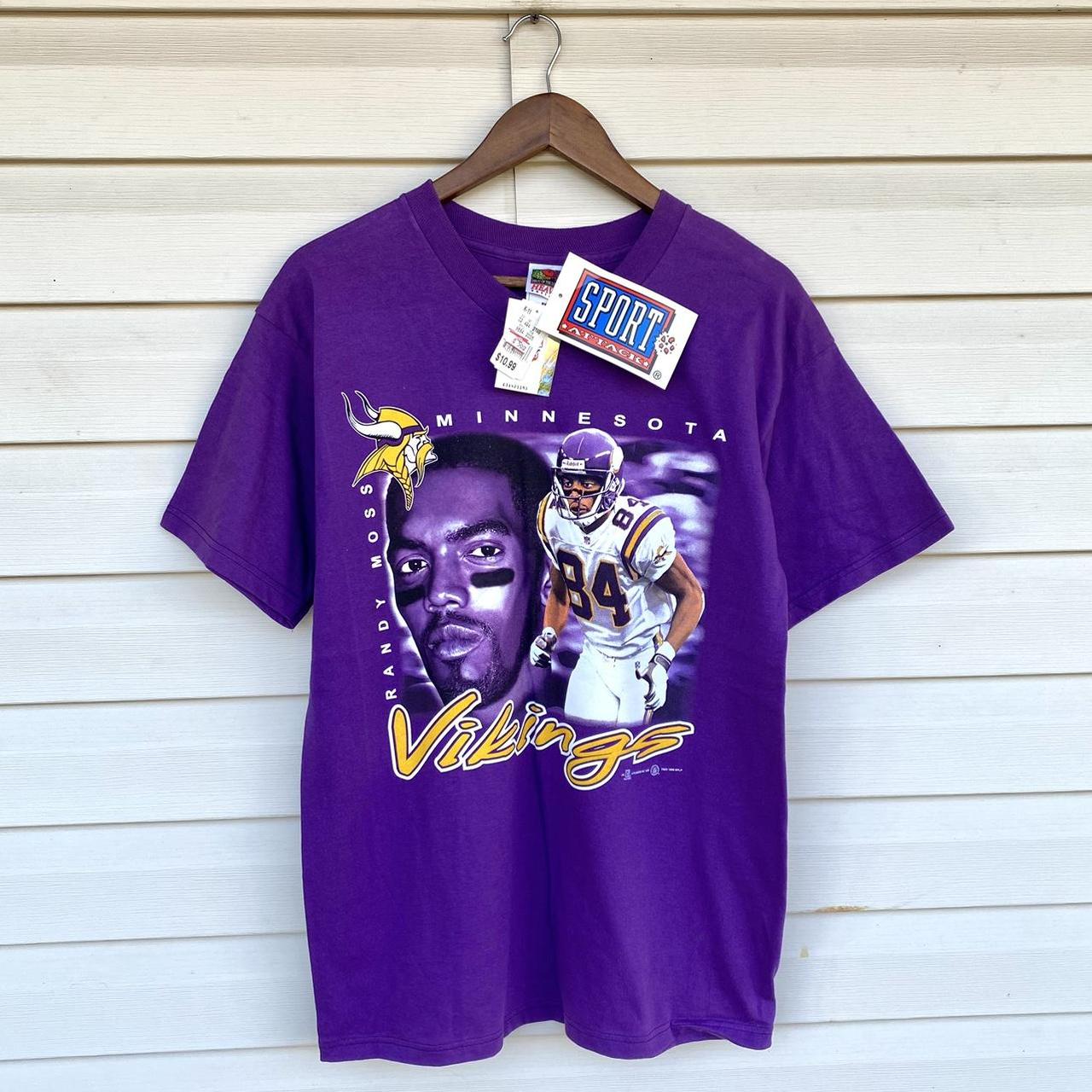 Vintage vikings t outlet shirt