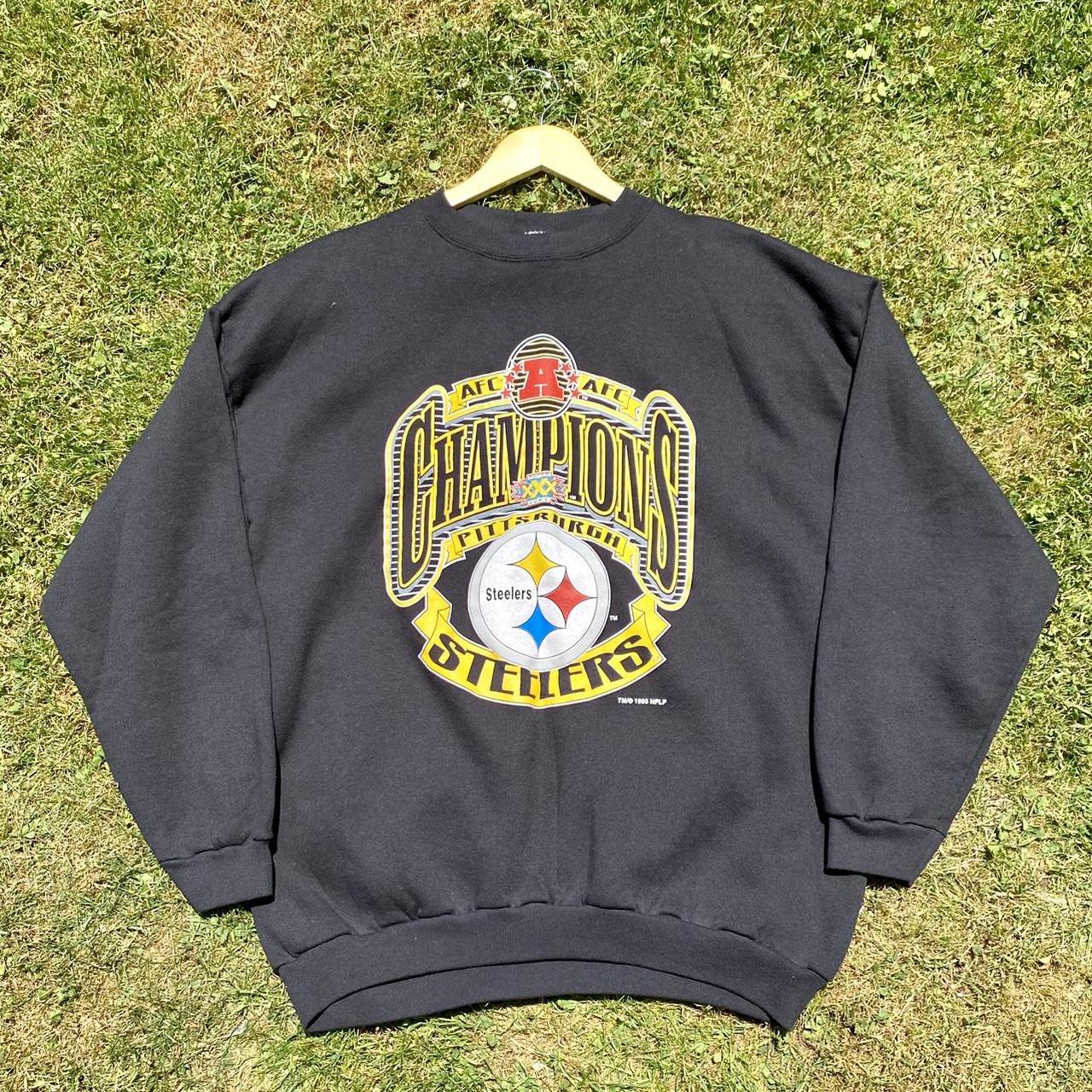 Pittsburgh Steelers Sweatshirt Vintags Pittsburgh - Depop