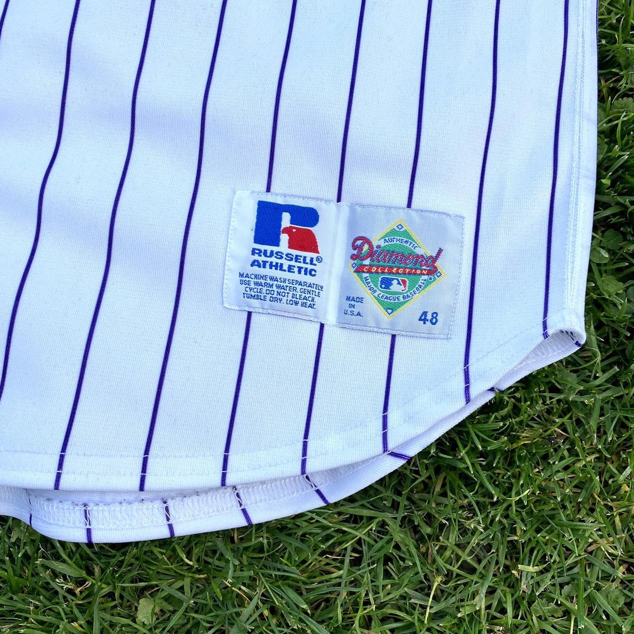 Russell Colorado Rockies Pinstripe Jersey Youth