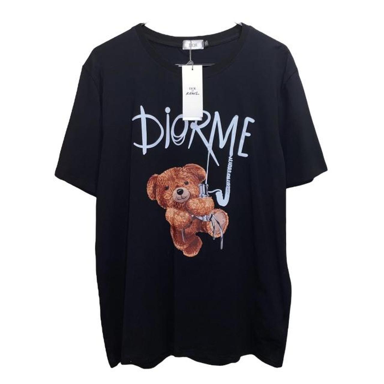 DIOR x KAWS Men’s Black Short Sleeve T-Shirt New...