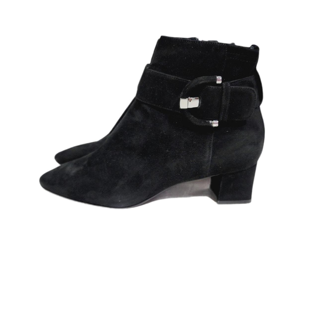 Gorgeous black suede Phiona buckle boots from. Depop