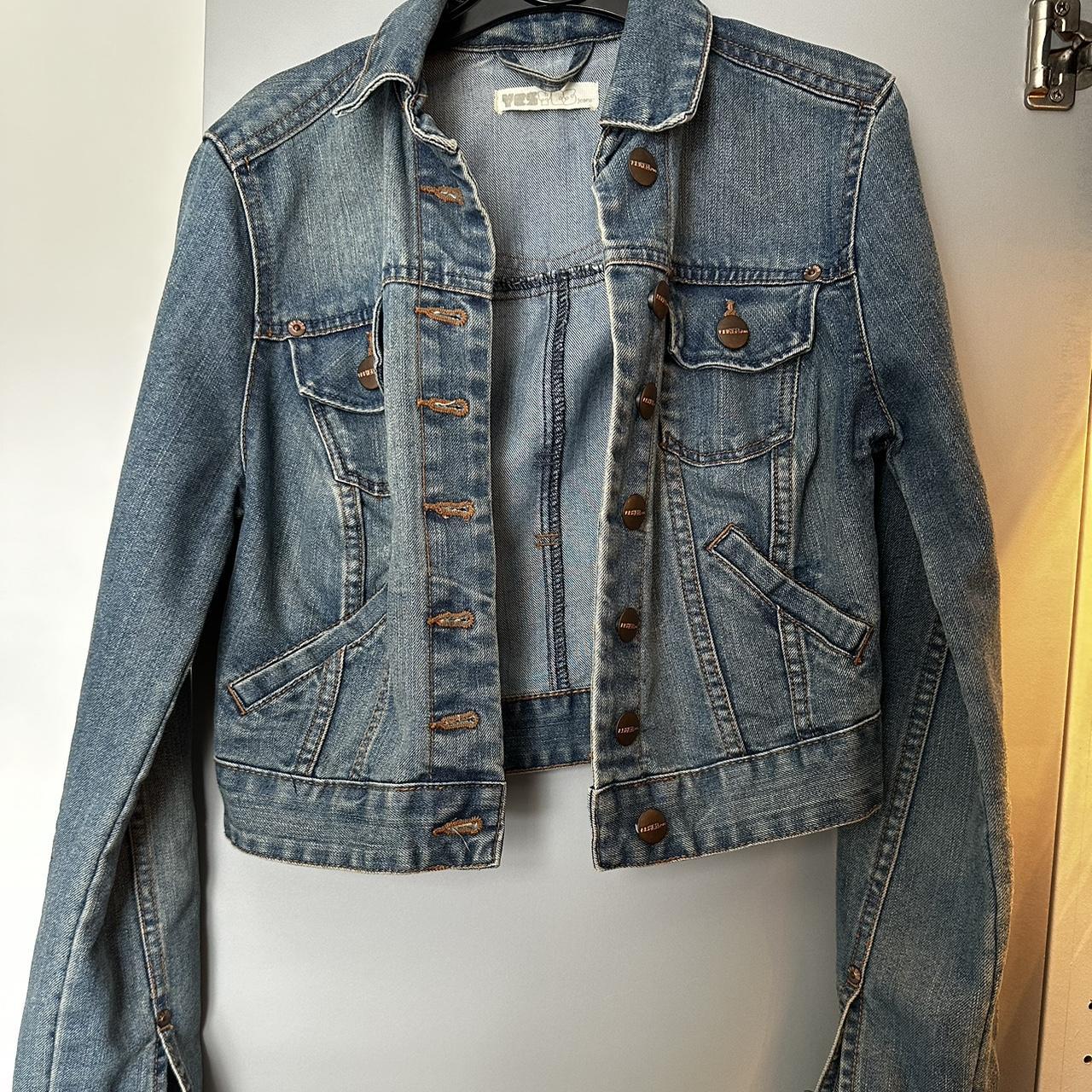Girls Pale Blue Denim Crop Jacket | New Look