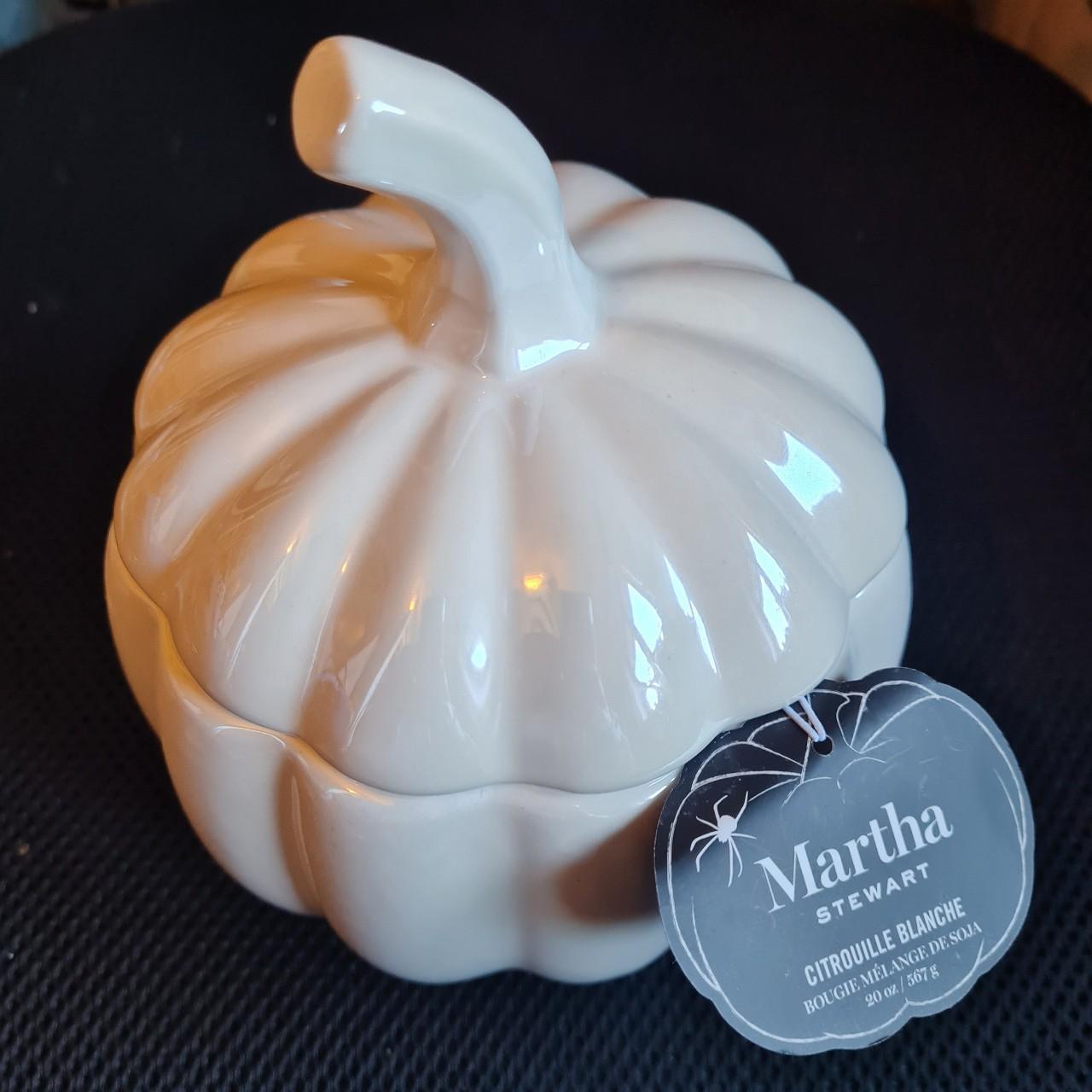 2 Martha Stewart wicker candle light pumpkins buy !