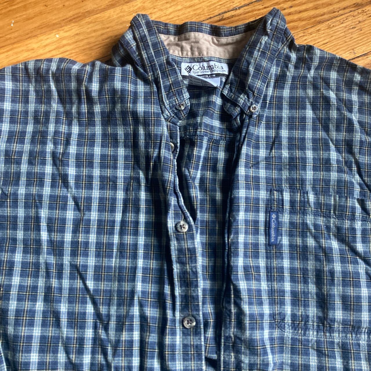 🏄‍♂️🏄‍♂️🏄‍♂️ - adorable blue plaid columbia sportswear... - Depop