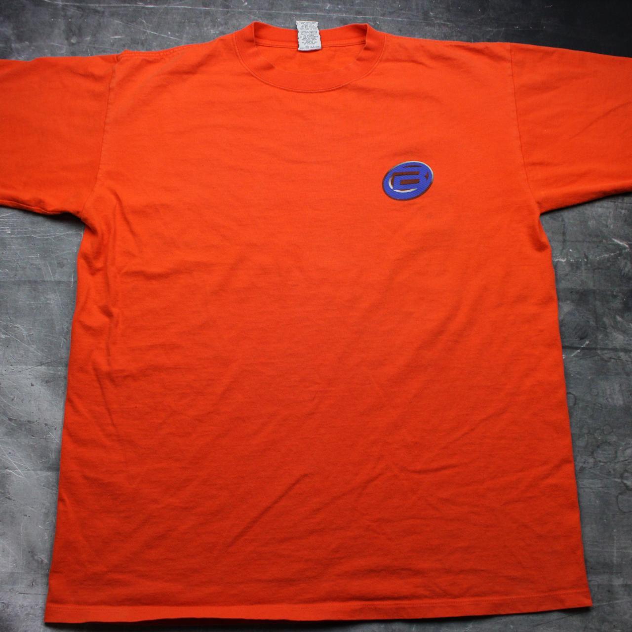 Hugo Boss Men's Orange T-shirt | Depop