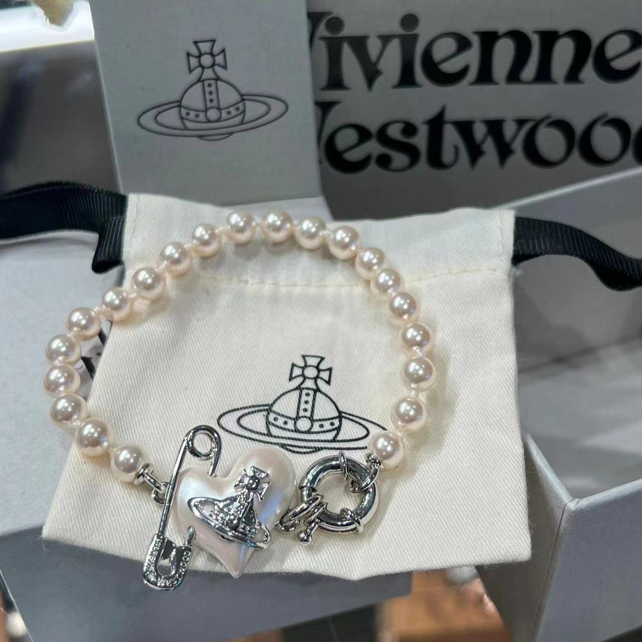 Vivian Pearl Pin Love Bracelet Depop