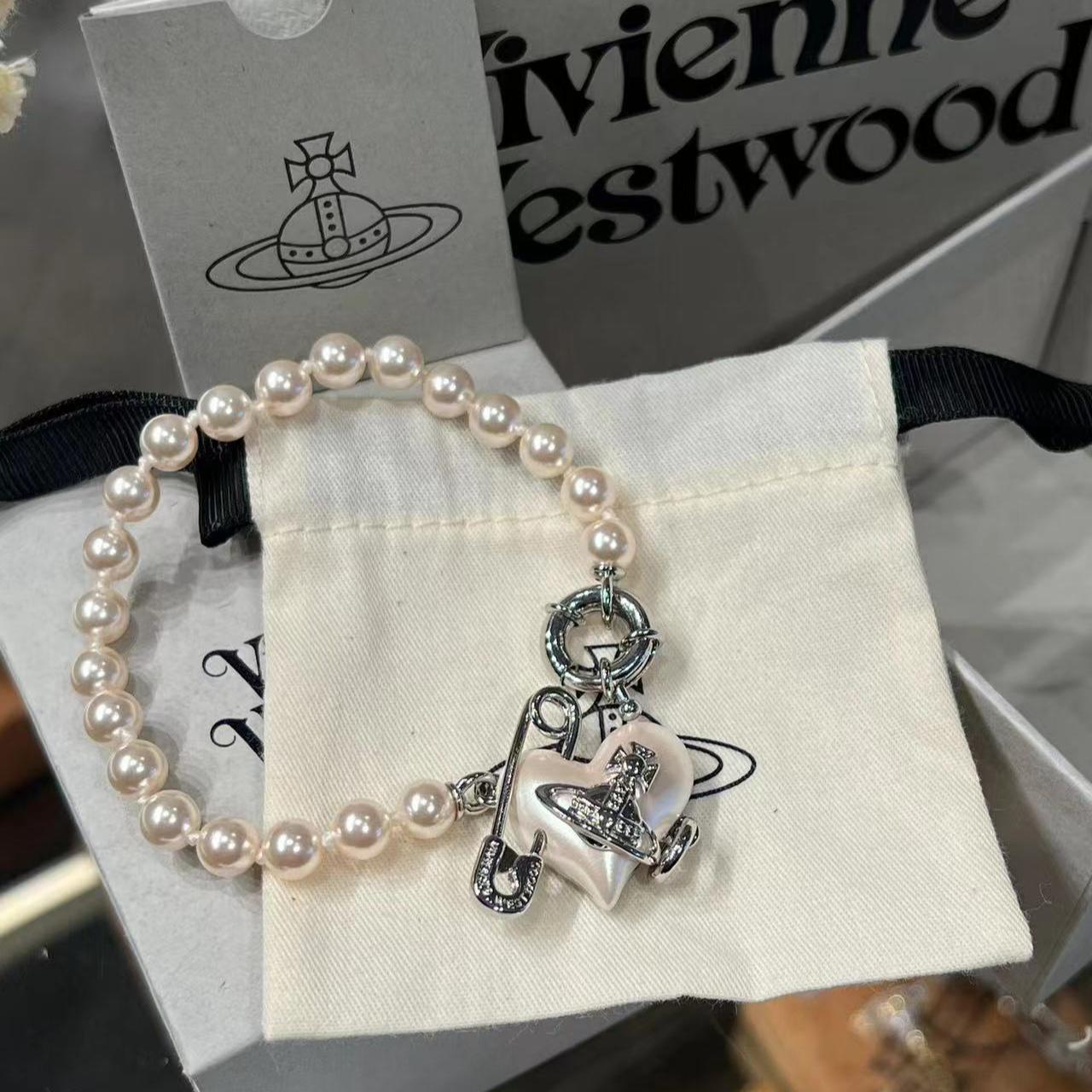 Vivian Pearl Pin Love Bracelet Depop