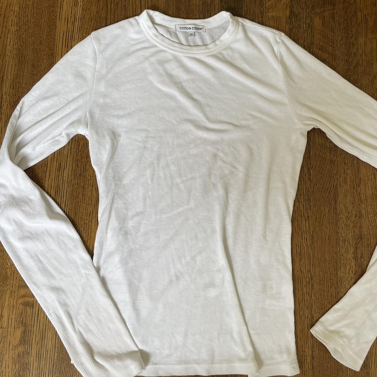 Cotton Citizen Women's White Tshirt Depop