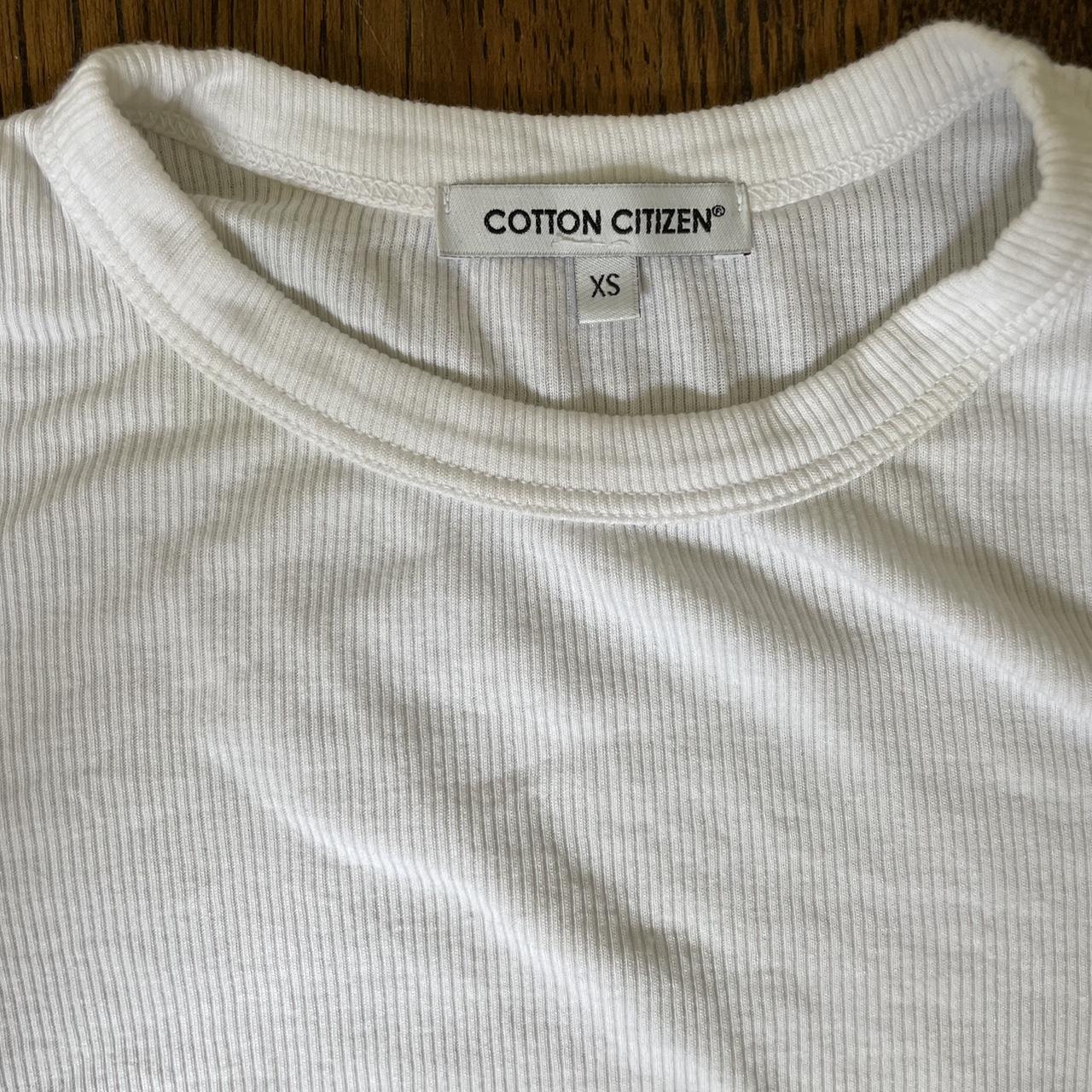 Cotton Citizen Women's White Tshirt Depop