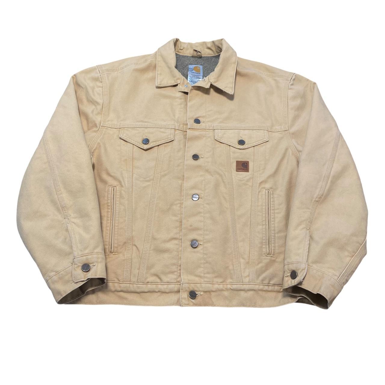 Men s Carhartt J233 WET Wheat Workwear Sherpa Lined