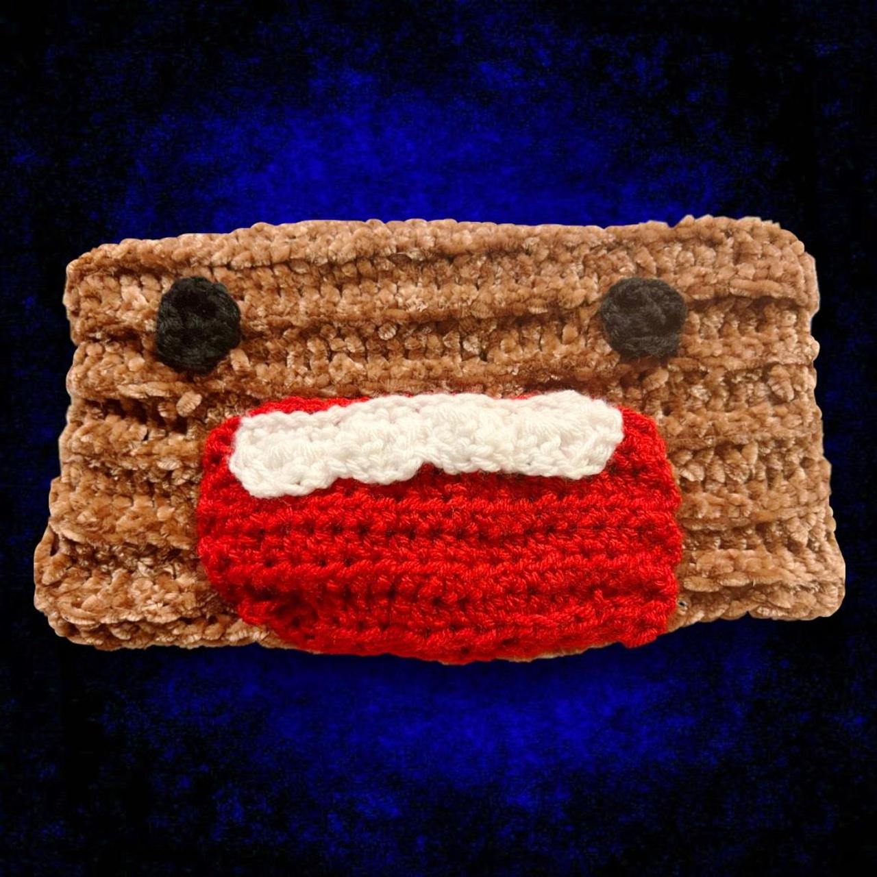 Handmade crochet domo kun hat beanie #crochet #emo Depop