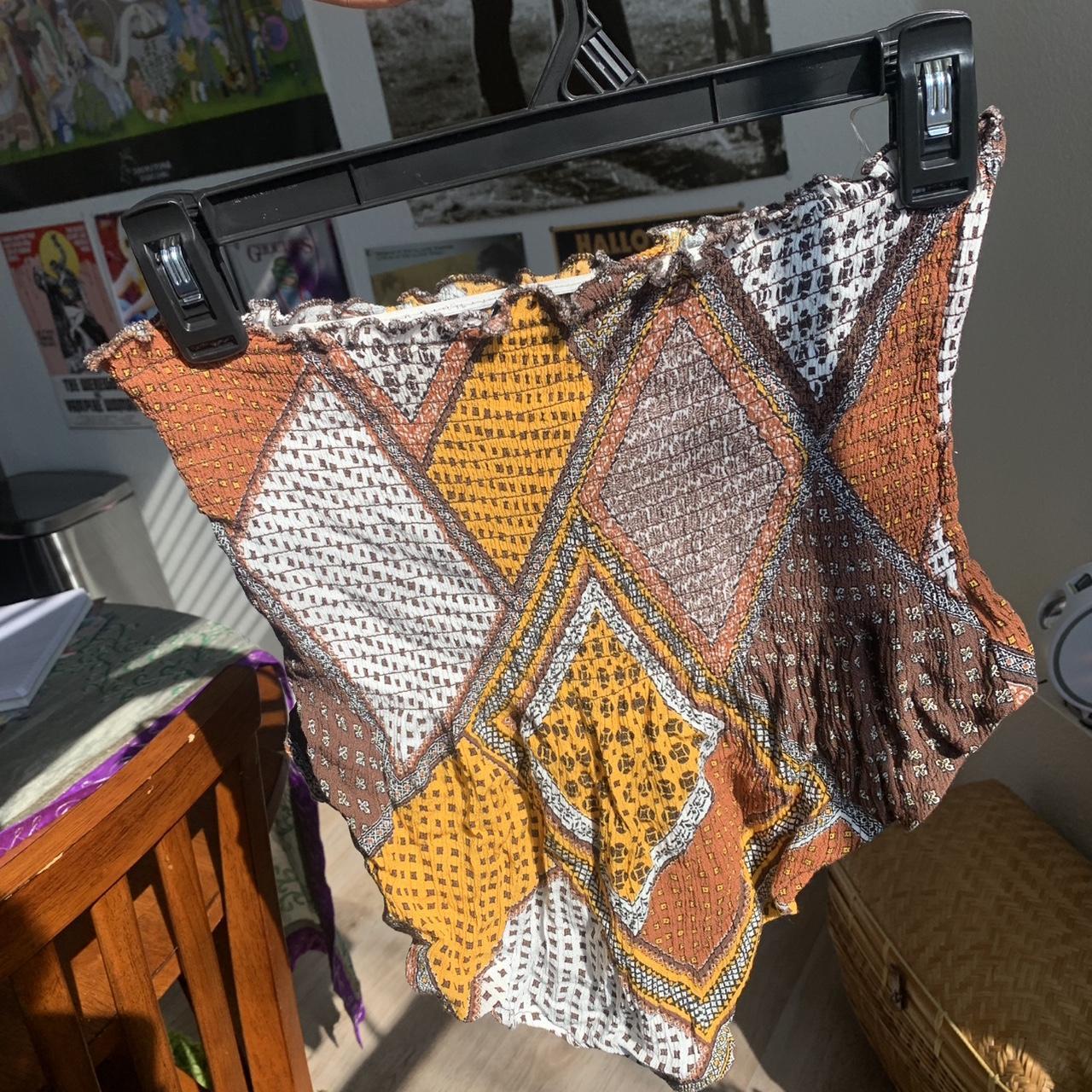 Source Unknown Women's Crop top - Multi/Brown - L… - image 1