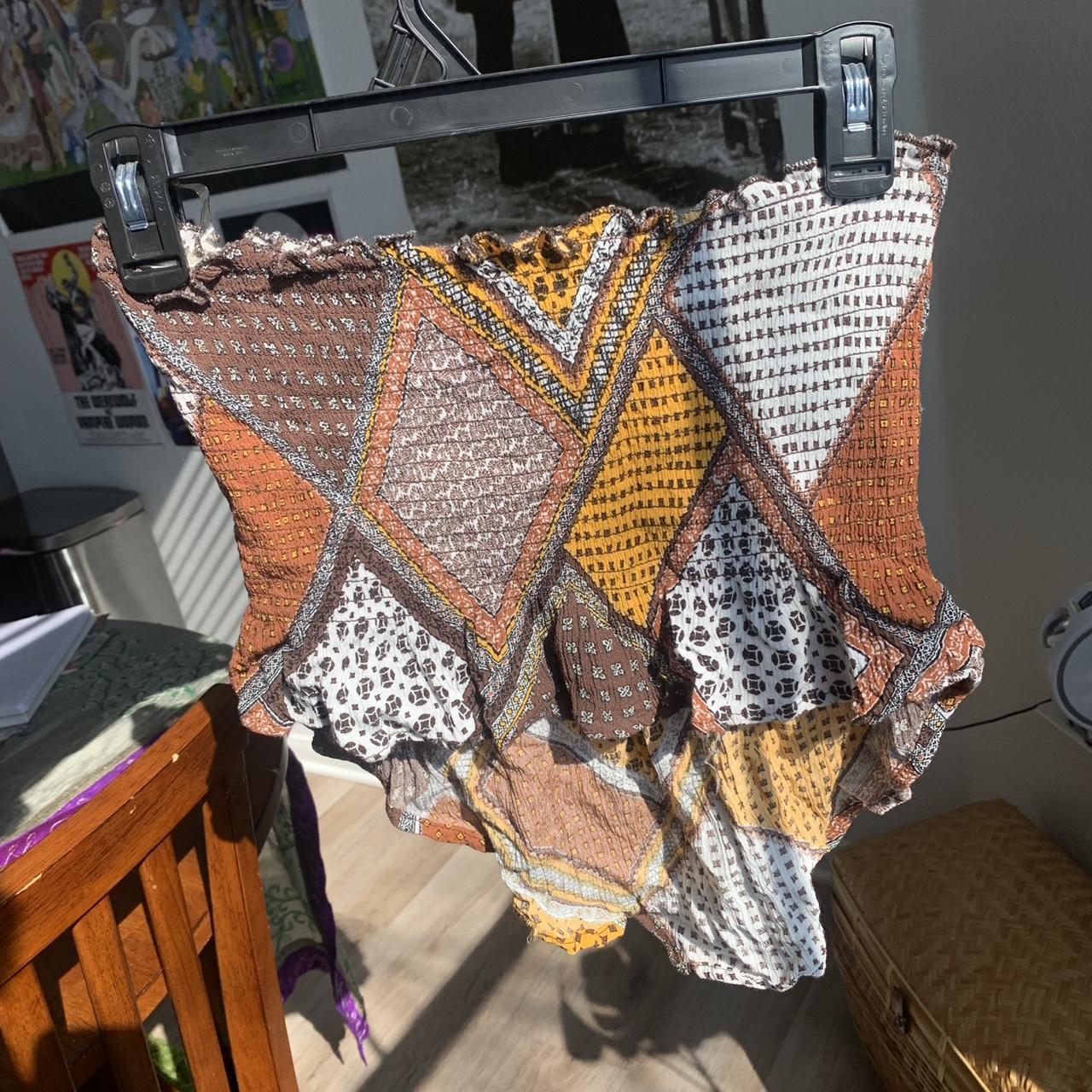 Source Unknown Women's Crop top - Multi/Brown - L… - image 2