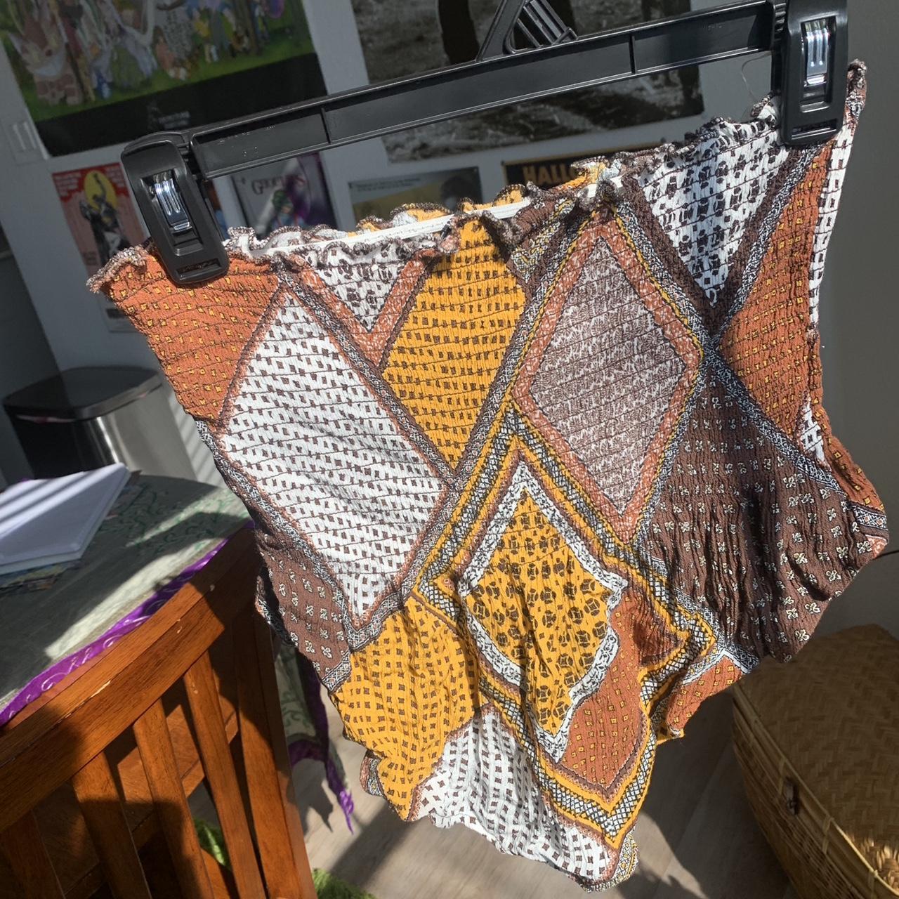 Source Unknown Women's Crop top - Multi/Brown - L… - image 3