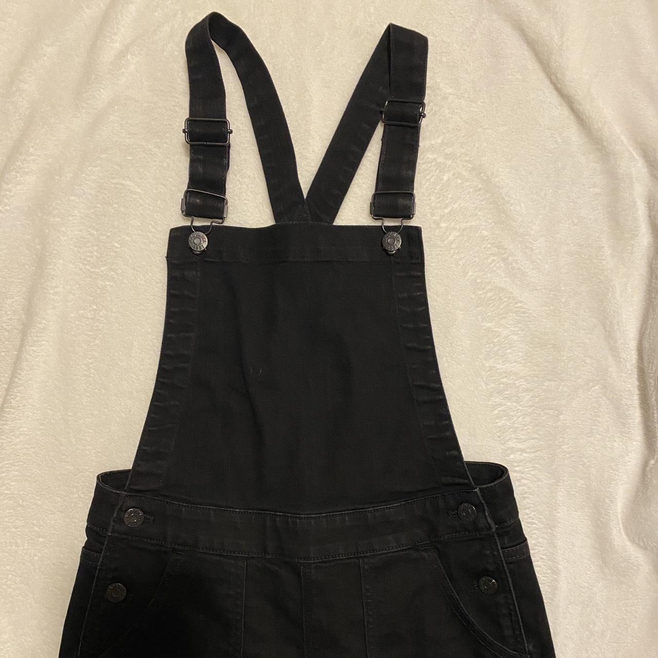 Black overalls from Madewell. Super cute for both... - Depop