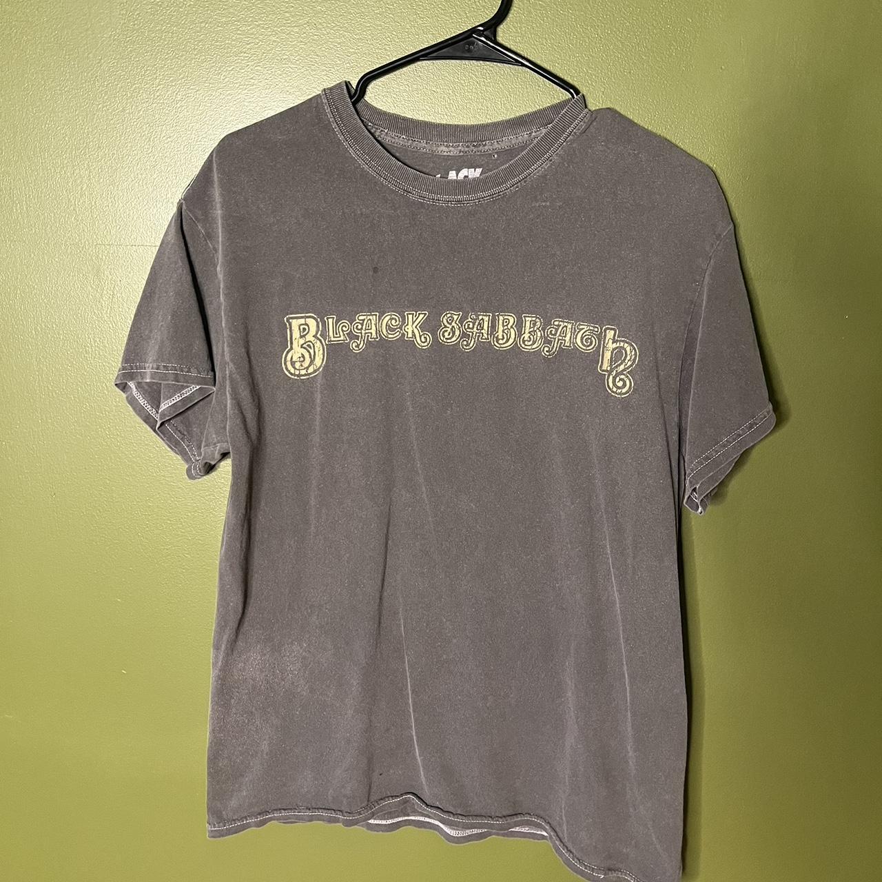 Urban Outfitters Men's Black and Grey T-shirt | Depop