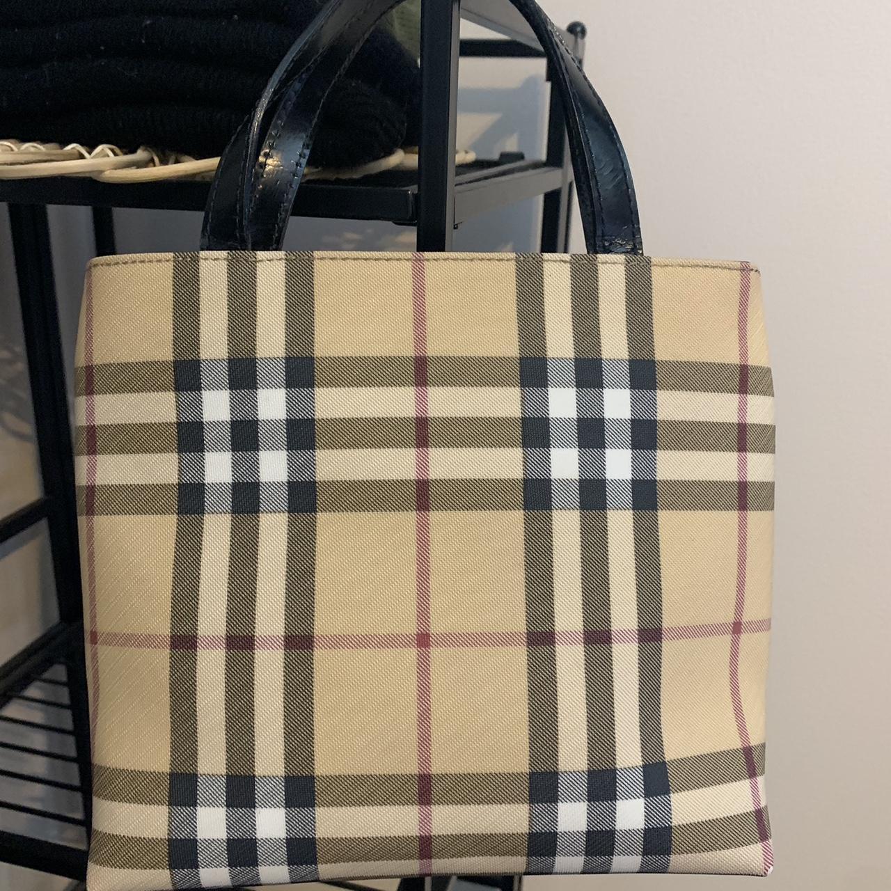 Burberry Nova Check Canvas Pochette Bag 100% - Depop