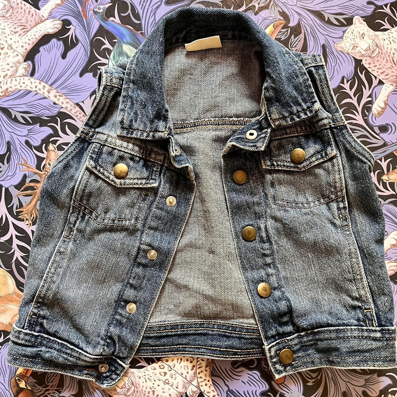 Children's denim vest best sale