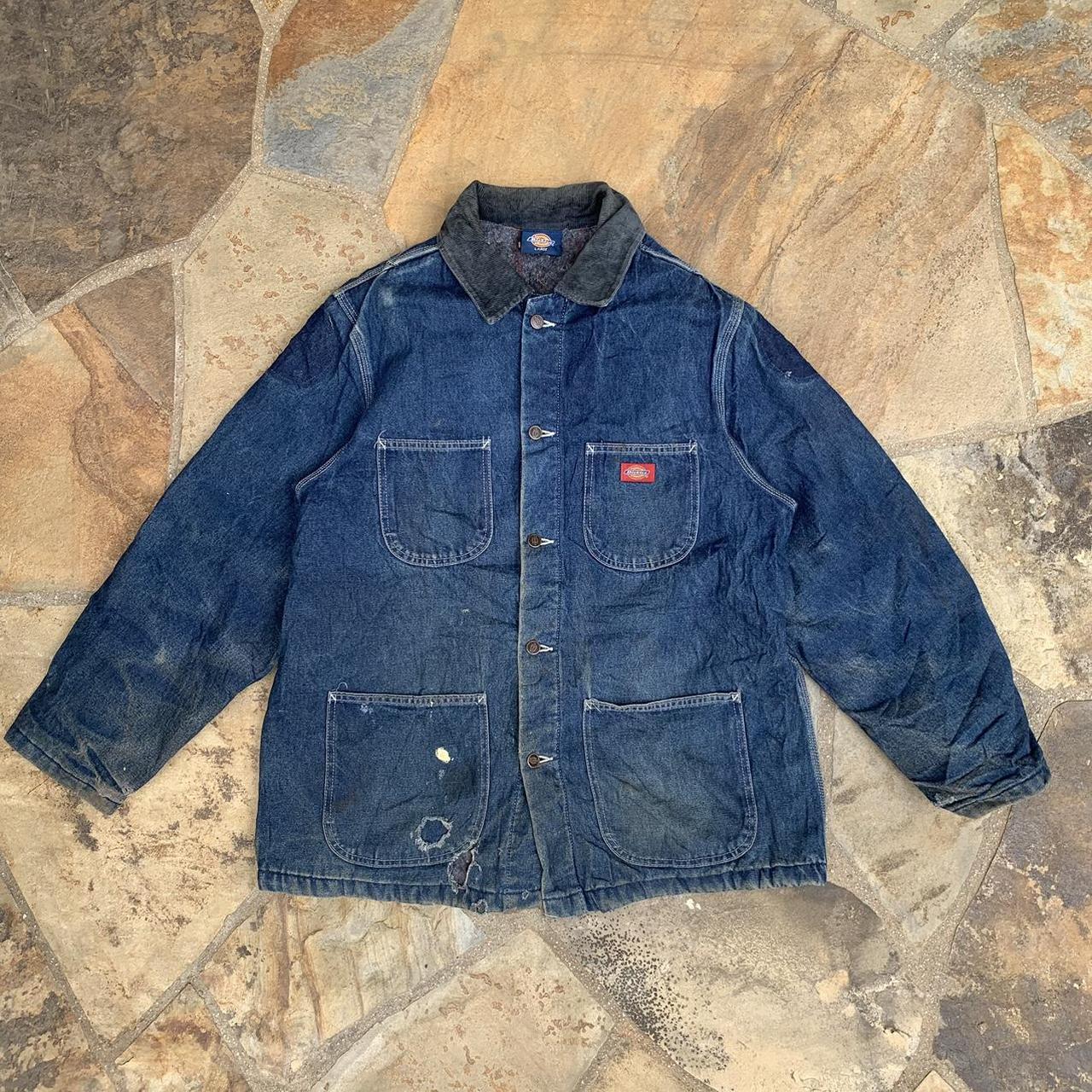 Dickies Blanket Lined Denim Chore Coat