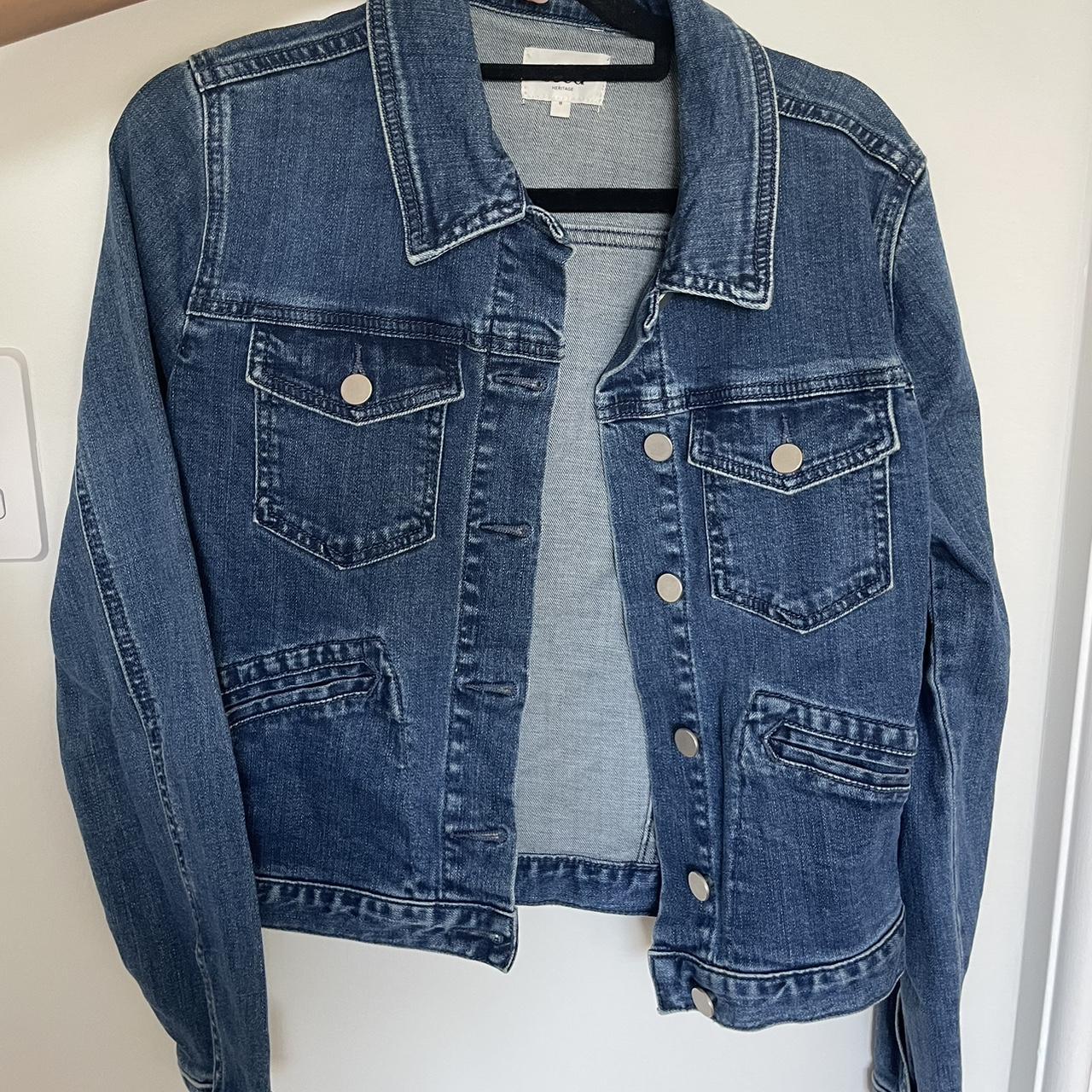 Seed denim jacket Hardly worn Size 8 - Depop