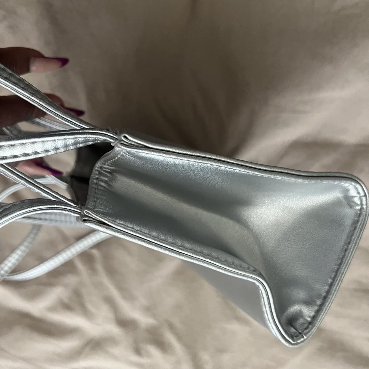 silver telfar bag 100 authentic, comes with dust... Depop