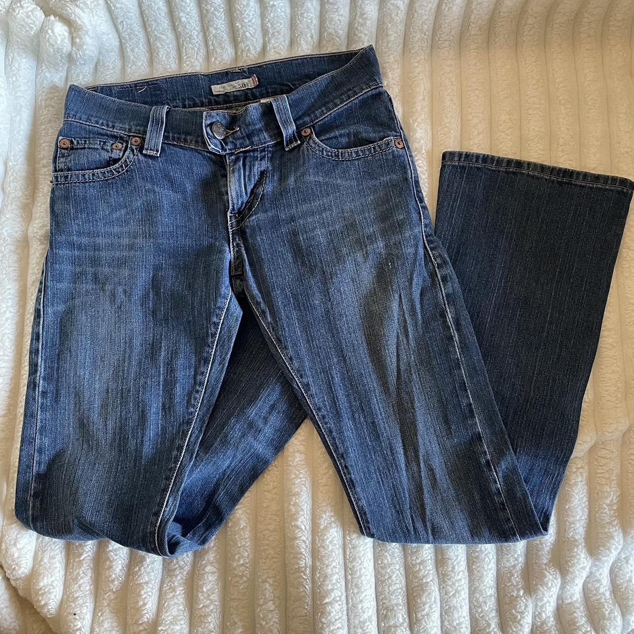 Levi's Low-Rise Slouch Flare 504 Jeans The cutest... - Depop