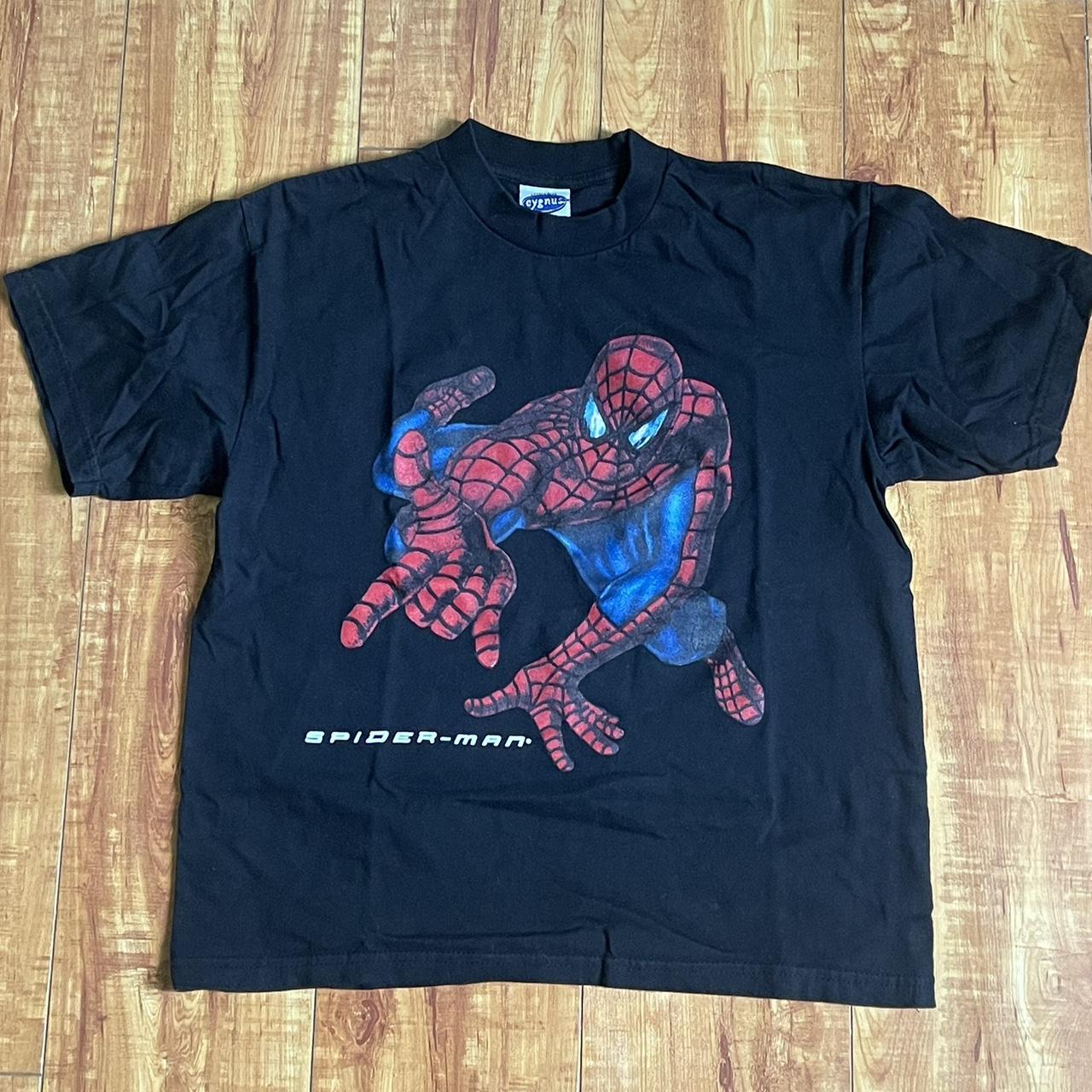 spider man baby tee size M ( tight fit) in good... - Depop