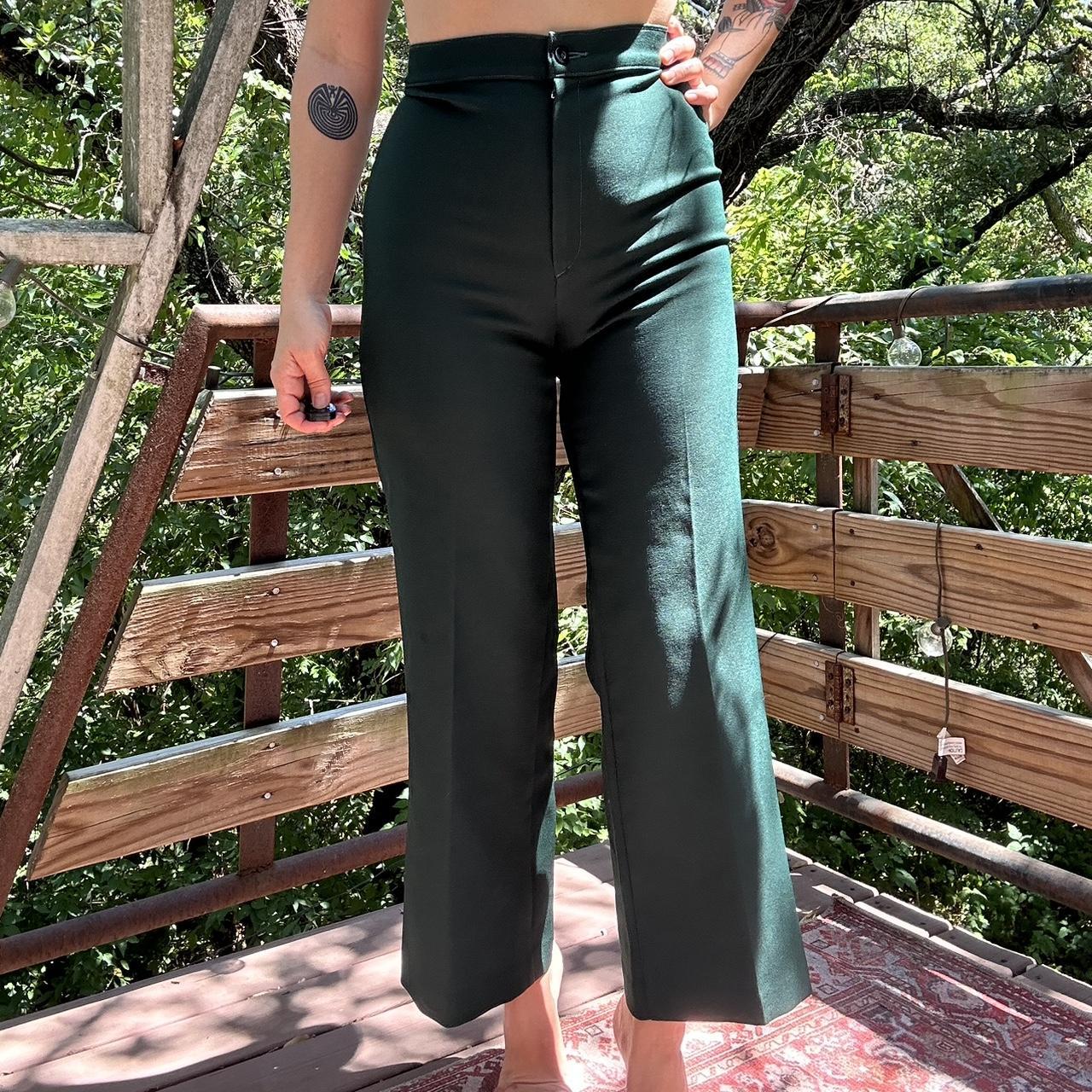 Emerald green Vintage JCPenney 70’s flare Depop