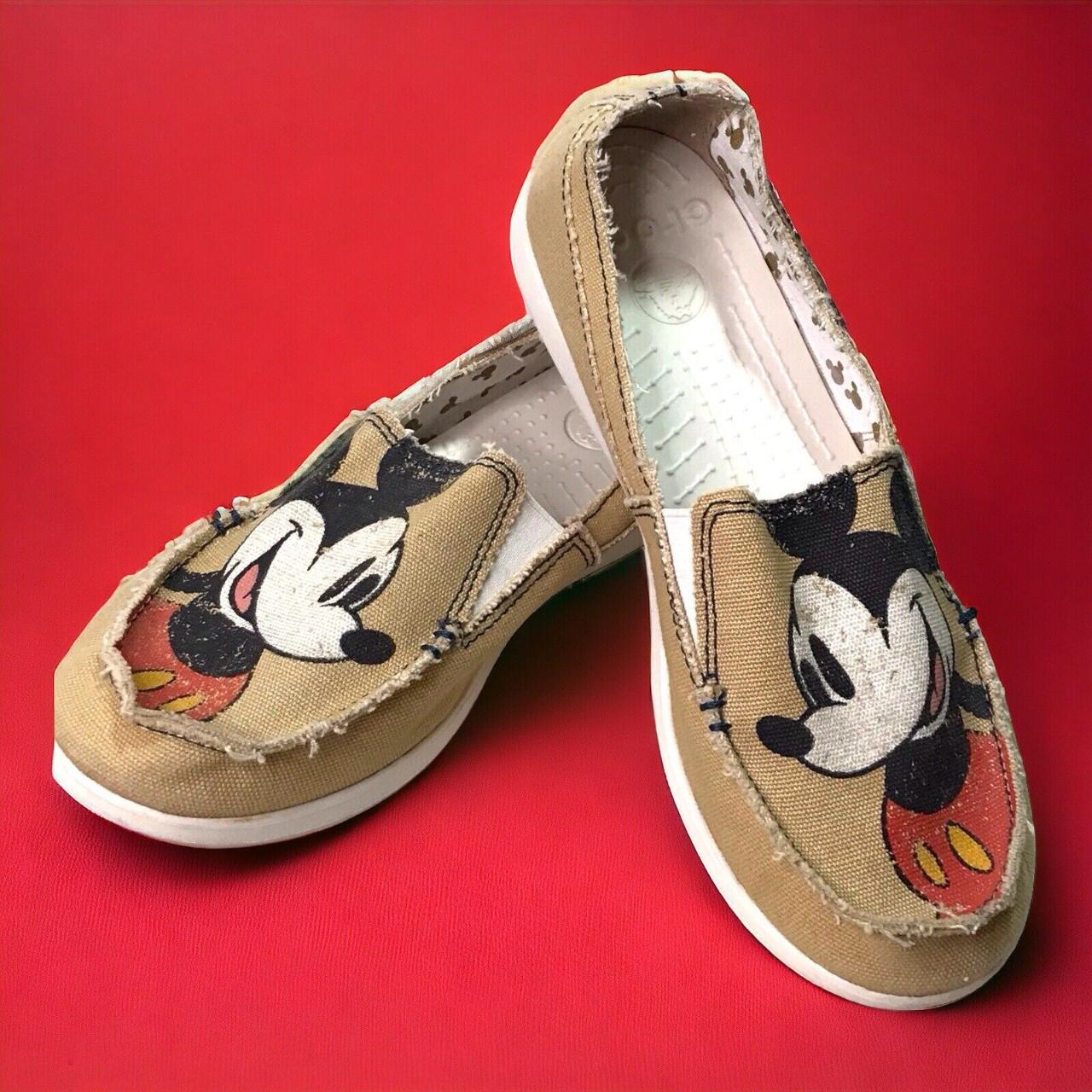 Disney on sale canvas crocs