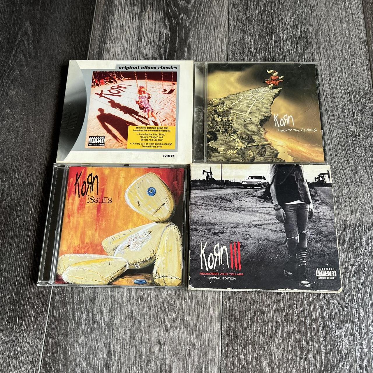 Korn CD Lot Bundle 4 Albums Condition great, comes... Depop