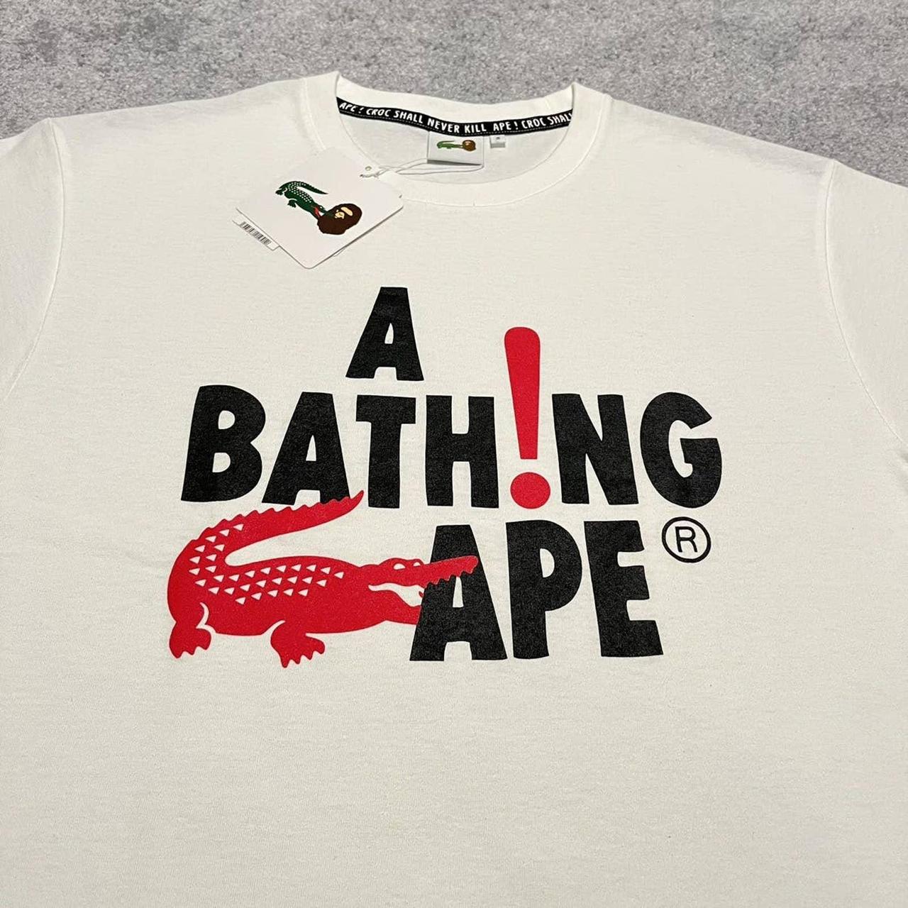 New A Bathing Ape Bape Lacoste Live L VE Capsule Tee