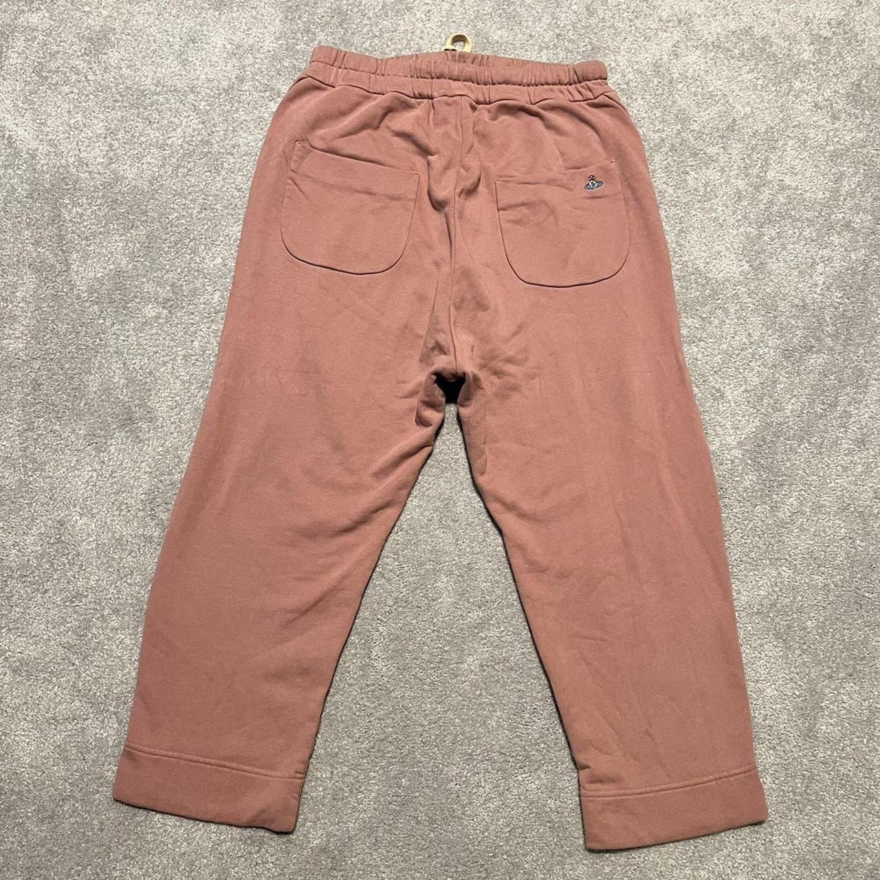 Vivienne Westwood Men's Sweatpants - Pink - S – Vivienne Westwood Drop Crotch Baggy Diaper Sweatpants …