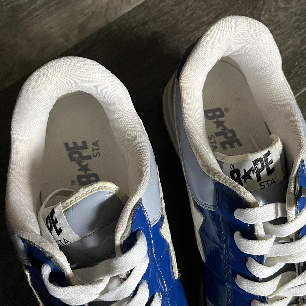 RARE OG A BATHING APE BAPESTA KAWS PATENT LEATHER | Depop