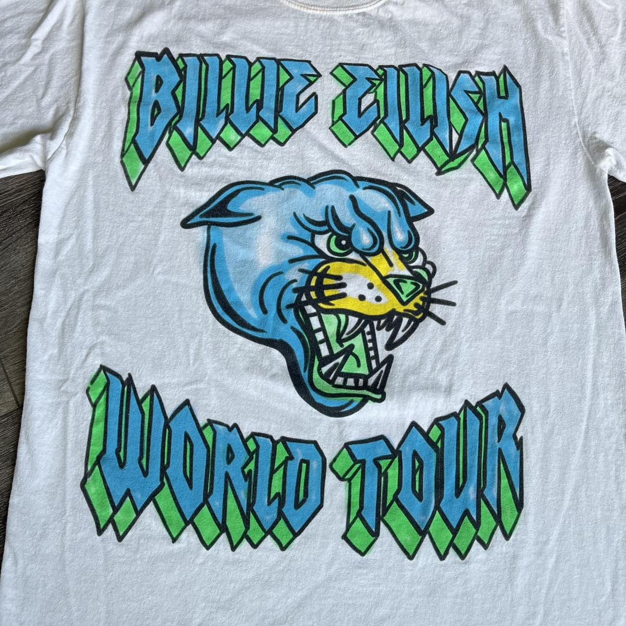 Billie Eilish 2019 World Tour Tiger Graphic Logo | Depop