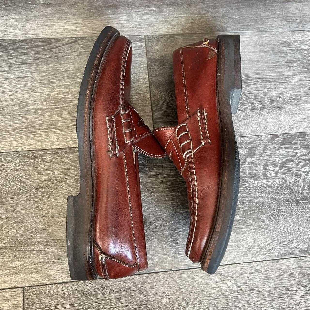 Alden Men's Loafers - Burgundy - US 9.5 – Vintage… - image 3