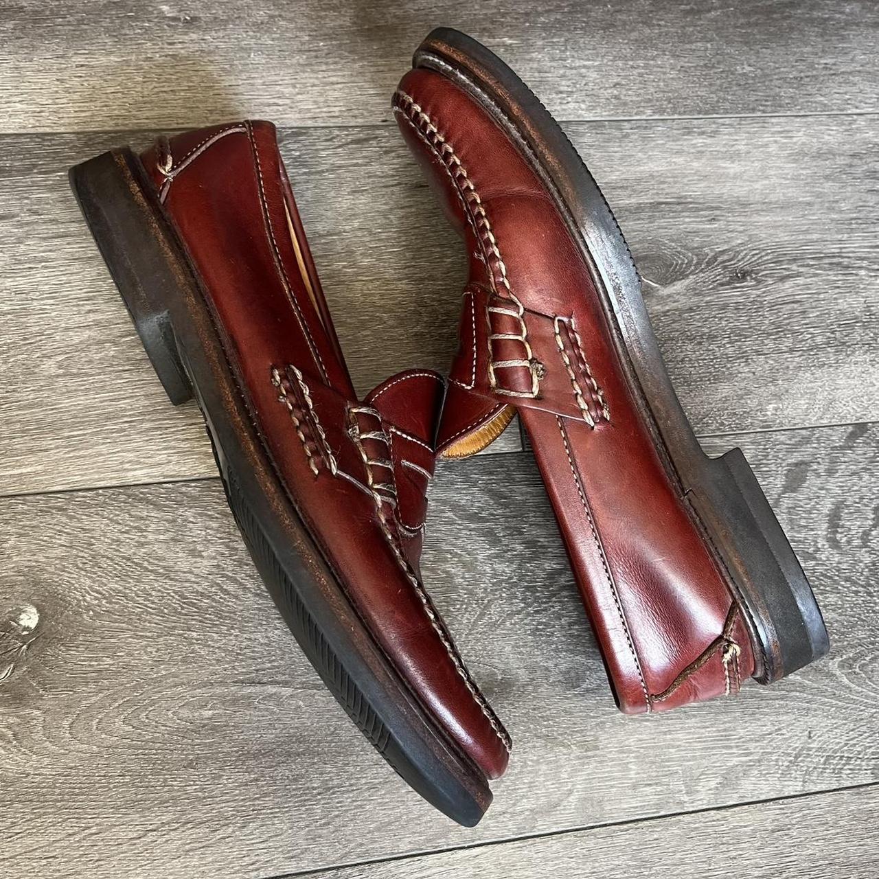 Alden Men's Loafers - Burgundy - US 9.5 – Vintage… - image 2