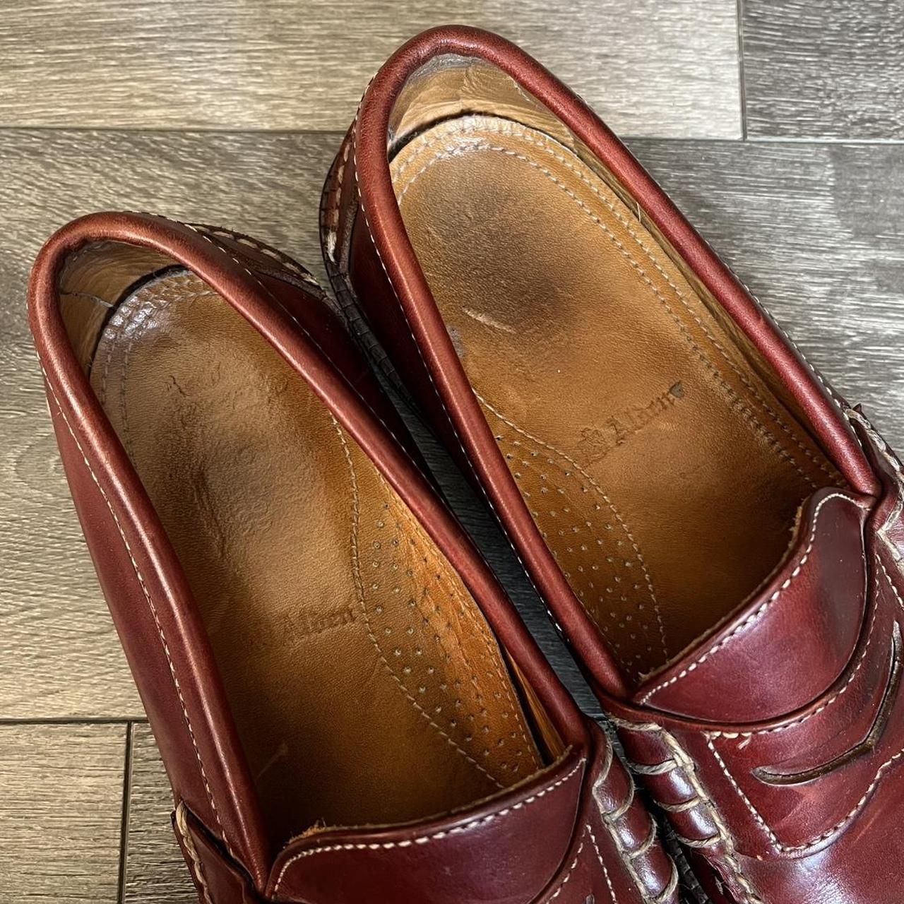 Alden Men's Loafers - Burgundy - US 9.5 – Vintage… - image 6