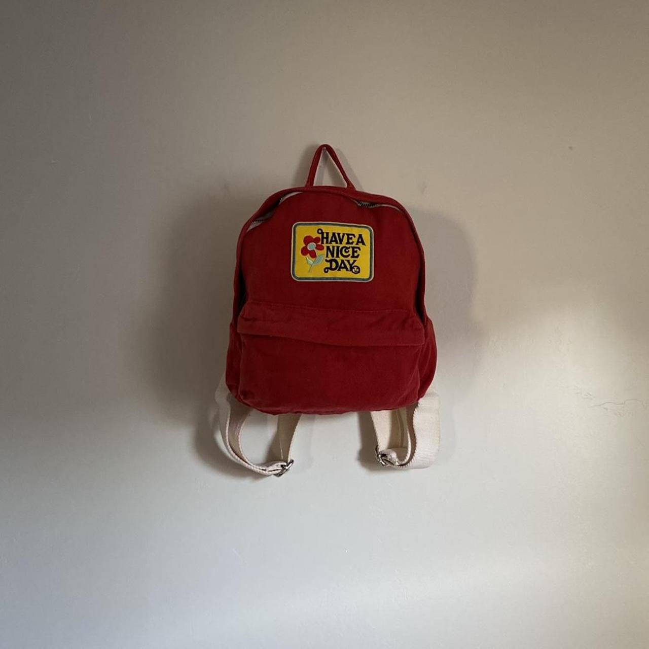 Cute mini Red backpack for Women