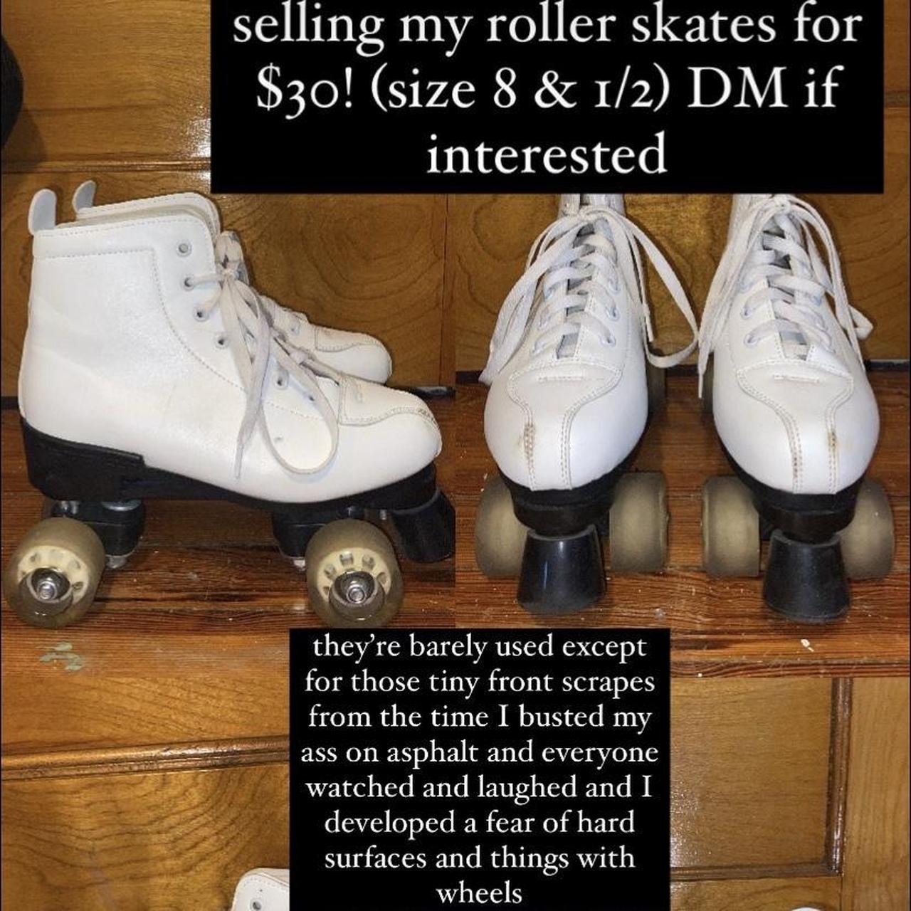 selling my Impala roller skates. Size 8 1/2. they... Depop